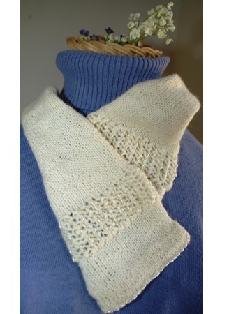 Natural 100% Alpaca scarf