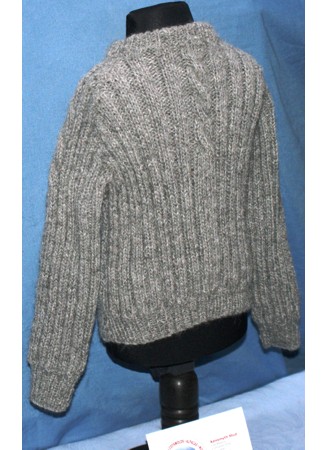 Natural 100% Alpaca childs jumper