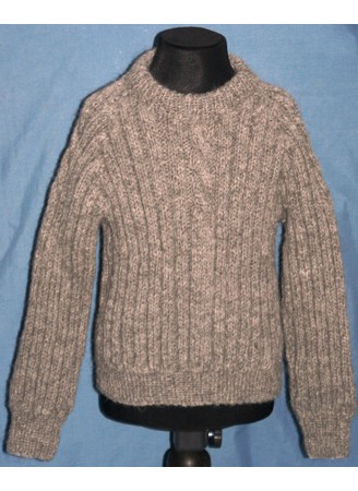 Natural 100% Alpaca childs jumper