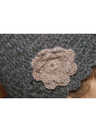 Natural 100% Alpaca hat