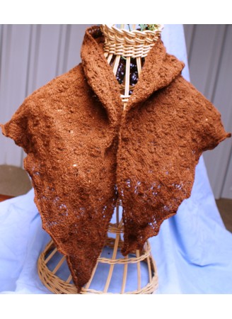 Natural 100% Alpaca shawl