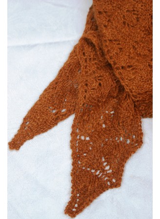 Natural 100% Alpaca shawl