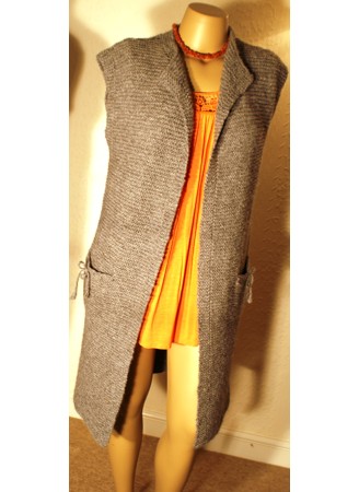 Steel Grey Long Jacket