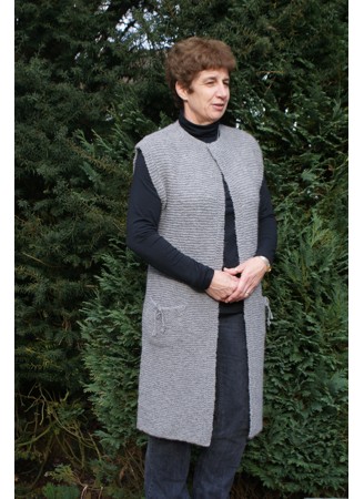 Steel Grey Long Jacket