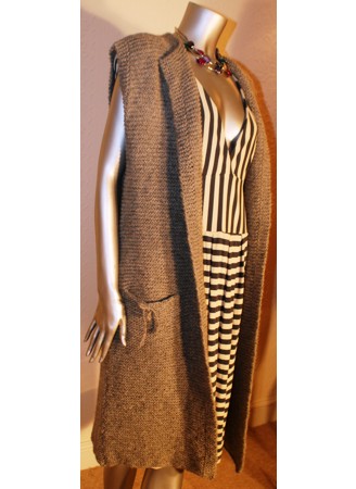 Steel Grey Long Jacket