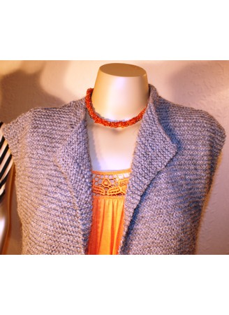 Steel Grey Long Jacket