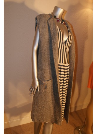 Steel Grey Long Jacket
