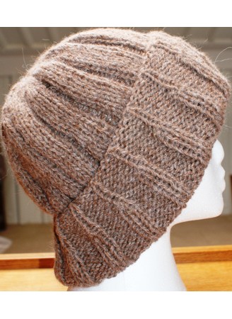 Natural 100% Alpaca hat