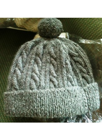 Natural 100% Alpaca hat