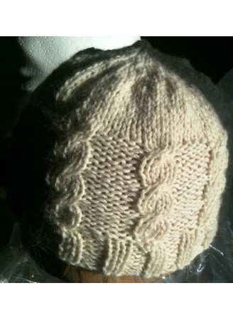 Natural 100% Alpaca hat