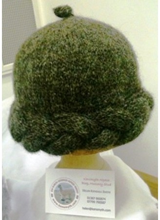 Natural 100% Alpaca hat