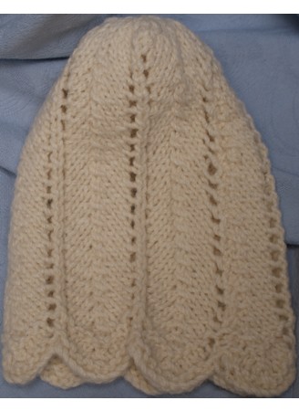 Natural 100% Alpaca hat