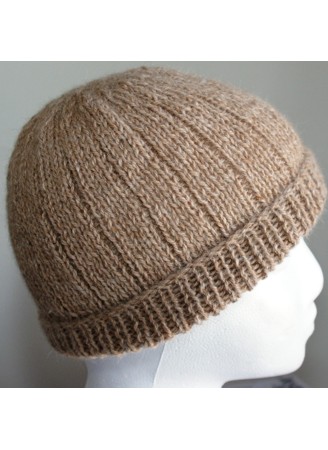 Natural 100% Alpaca hat