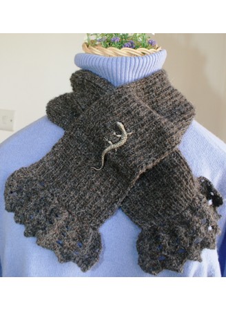 Natural 100% Alpaca scarf