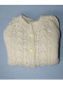 Natural 100% Alpaca baby jacket