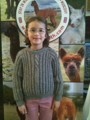 Natural 100% Alpaca childs jumper