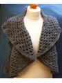 Crocheted Waist Circle Jacket