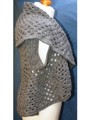 Crocheted Waist Circle Jacket