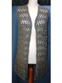 Grey Lacey Long Jacket